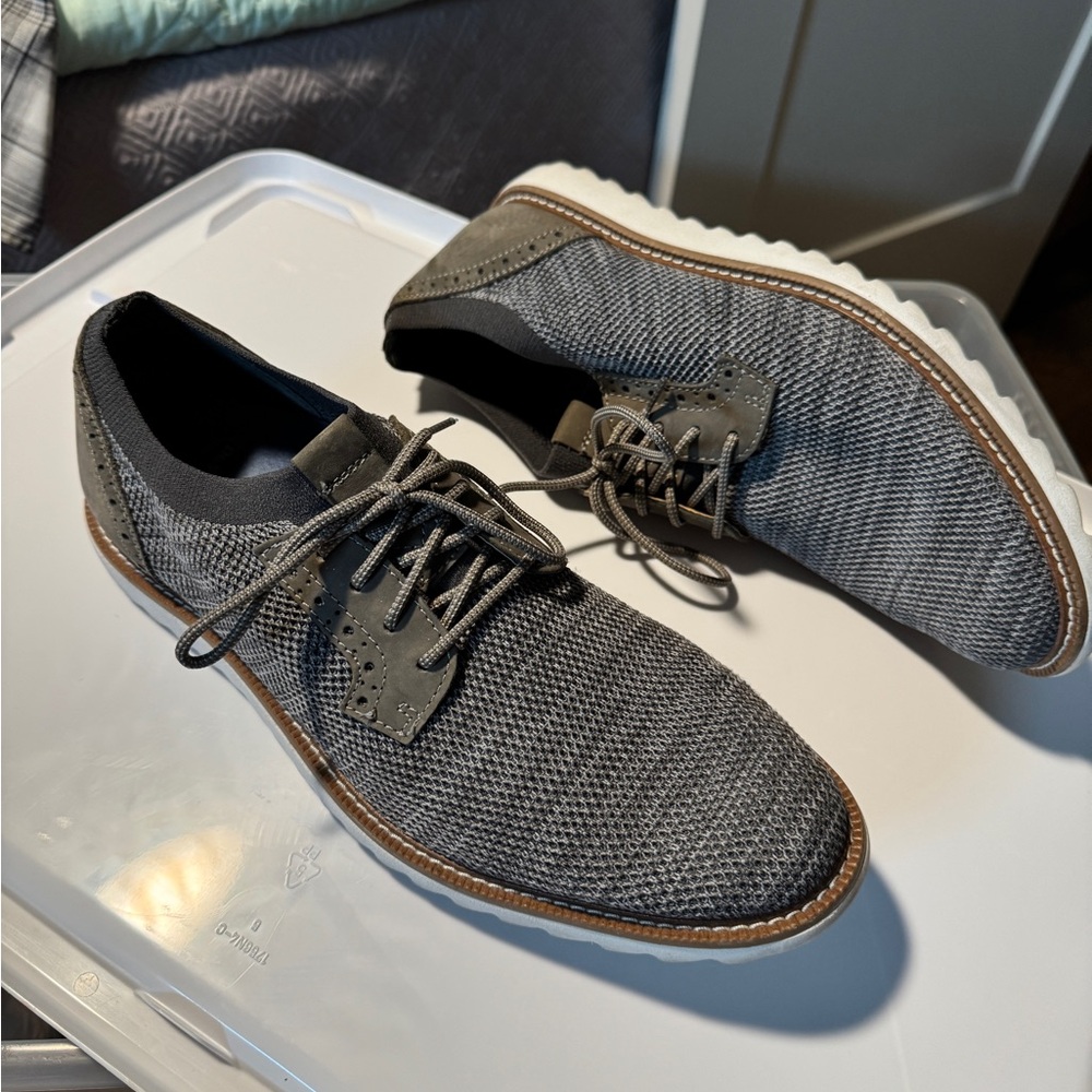 Gray Men's Oxford Shoes